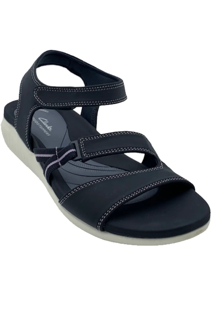 Clarks Cloudsteppers  Sandal Glide Hi Shore Navy - Medium